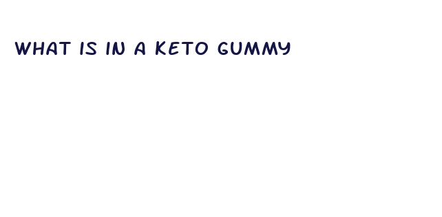 what is in a keto gummy