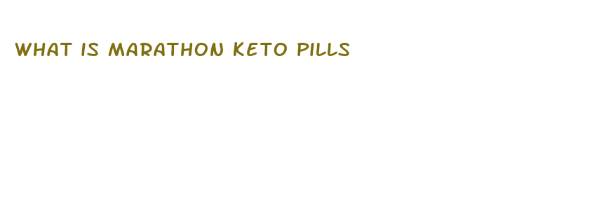 what is marathon keto pills