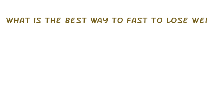 what is the best way to fast to lose weight