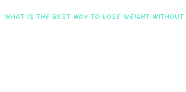 what is the best way to lose weight without dieting