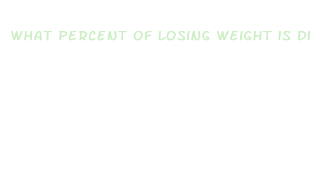 what percent of losing weight is diet