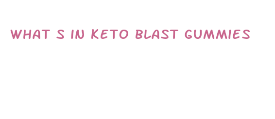 what s in keto blast gummies