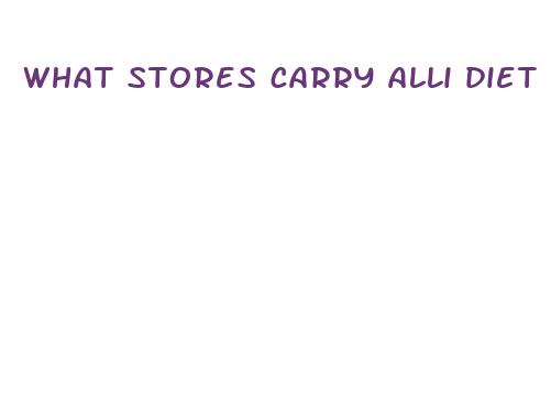 what stores carry alli diet pills