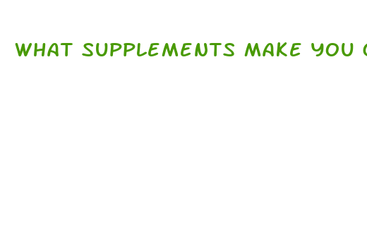 what supplements make you gain weight