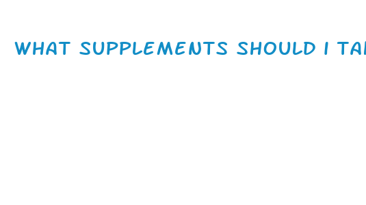 what supplements should i take for weight loss