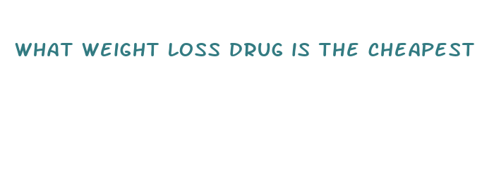 what weight loss drug is the cheapest without health insurance