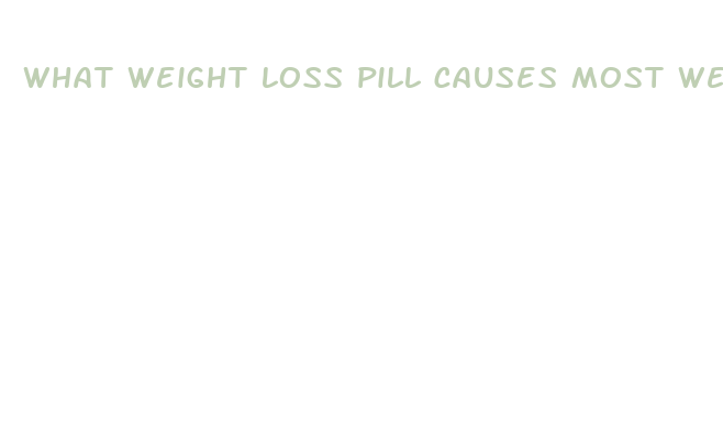 what weight loss pill causes most weight loss