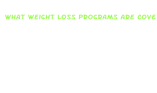 what weight loss programs are covered by insurance