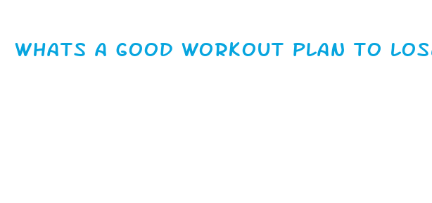 whats a good workout plan to lose weight fast