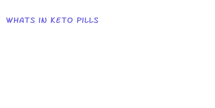 whats in keto pills