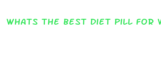 whats the best diet pill for woman