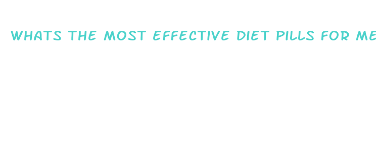 whats the most effective diet pills for men