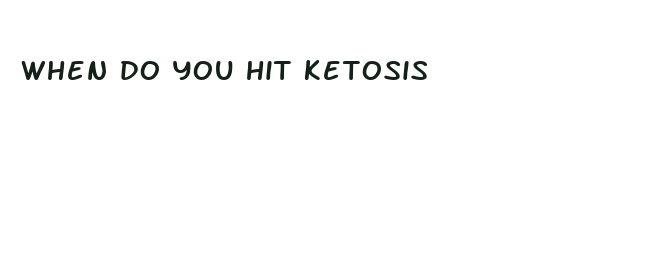 when do you hit ketosis