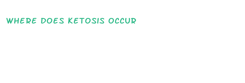 where does ketosis occur