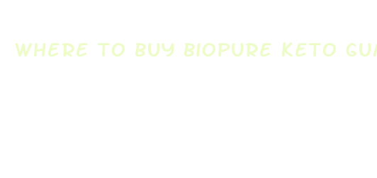 where to buy biopure keto gummies