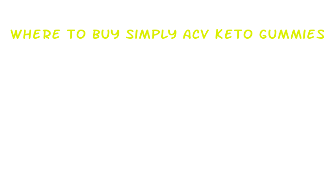 where to buy simply acv keto gummies