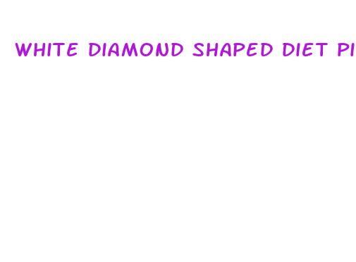 white diamond shaped diet pill