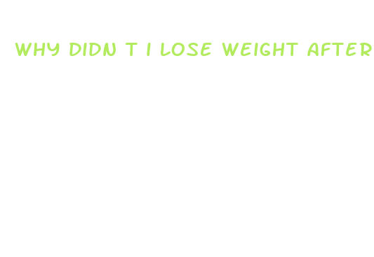 why didn t i lose weight after fasting