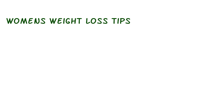 womens weight loss tips