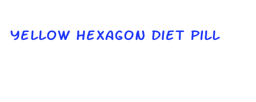 yellow hexagon diet pill